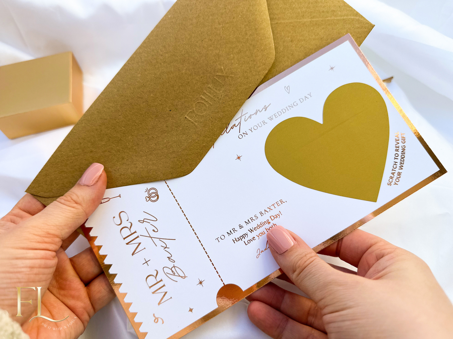 Wedding gift scratch card | Gift Money | Gift Holiday