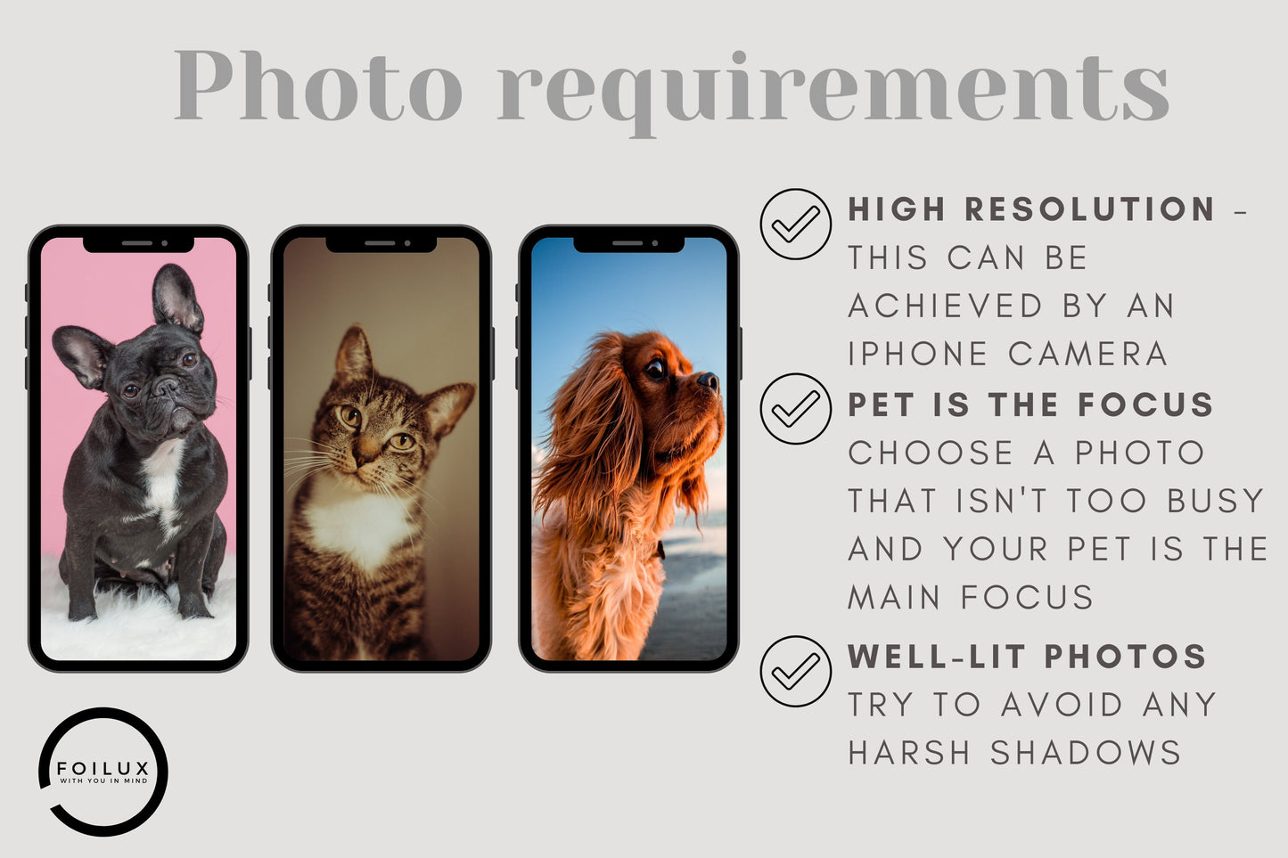 Custom Foil Pet Portrait