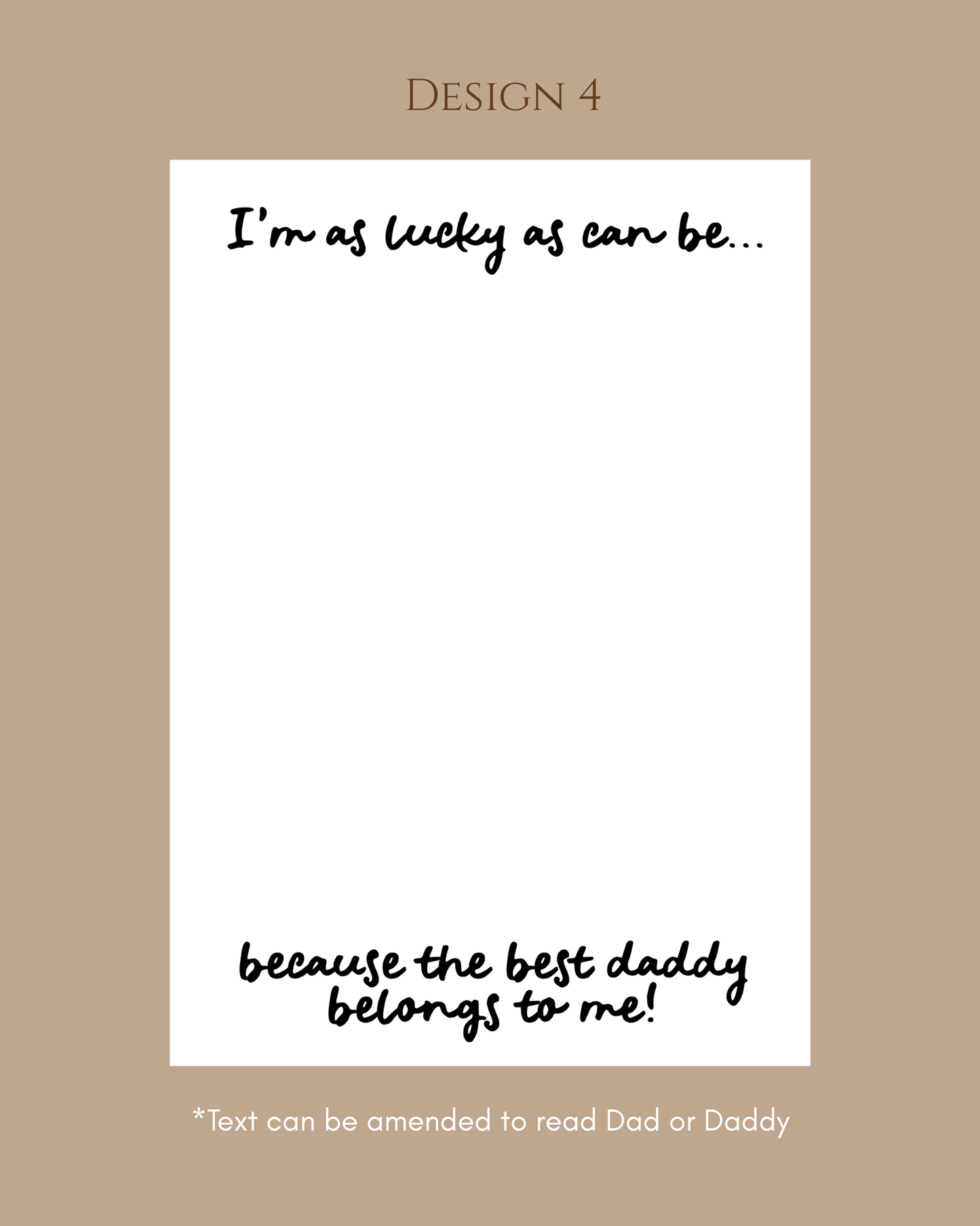 Father’s Day Foil Print Tester Offer | 50% Off Personalised Photo Print | A4 or A5 Gold Foil Gift for Dad