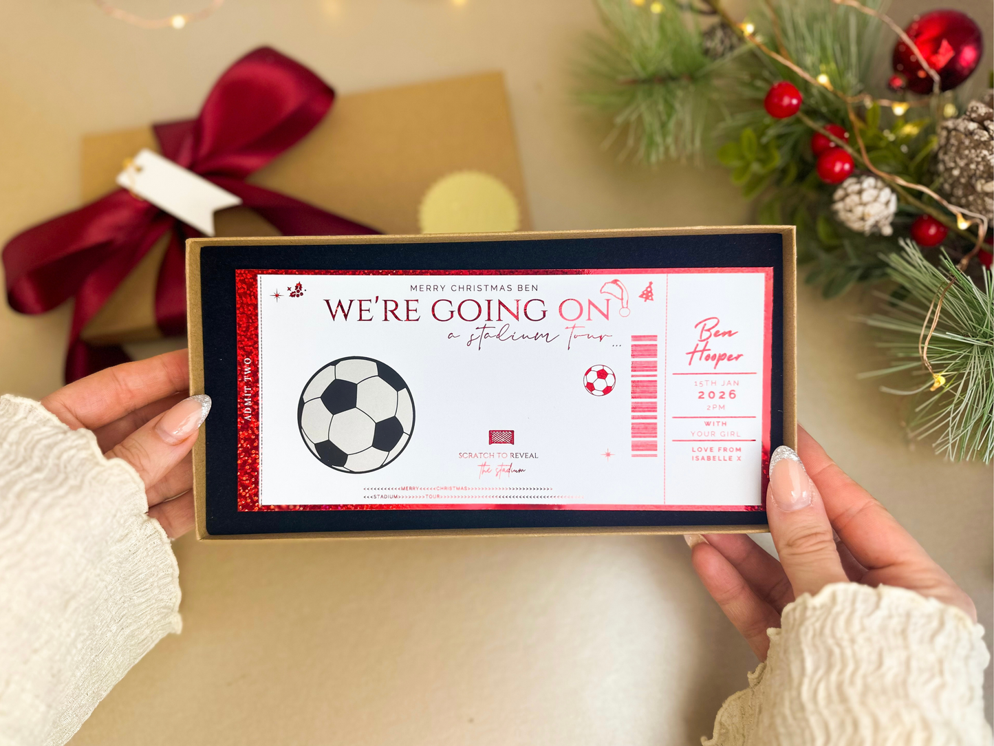 Football Experience (Game or Stadium Tour) Reveal Ticket