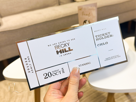 ANY Concert Fake Foil Ticket | Surprise Ticket Reveal