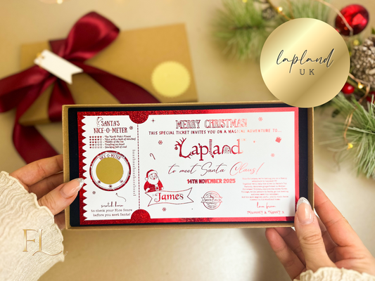 Lapland UK: Foiled Christmas Gift Ticket