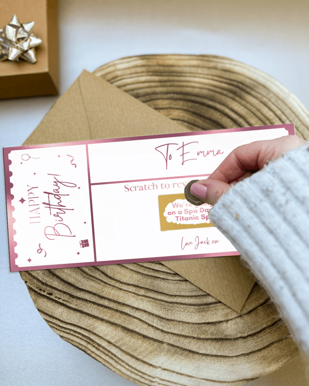 Experience Reveal Scratch Card | Personalised
