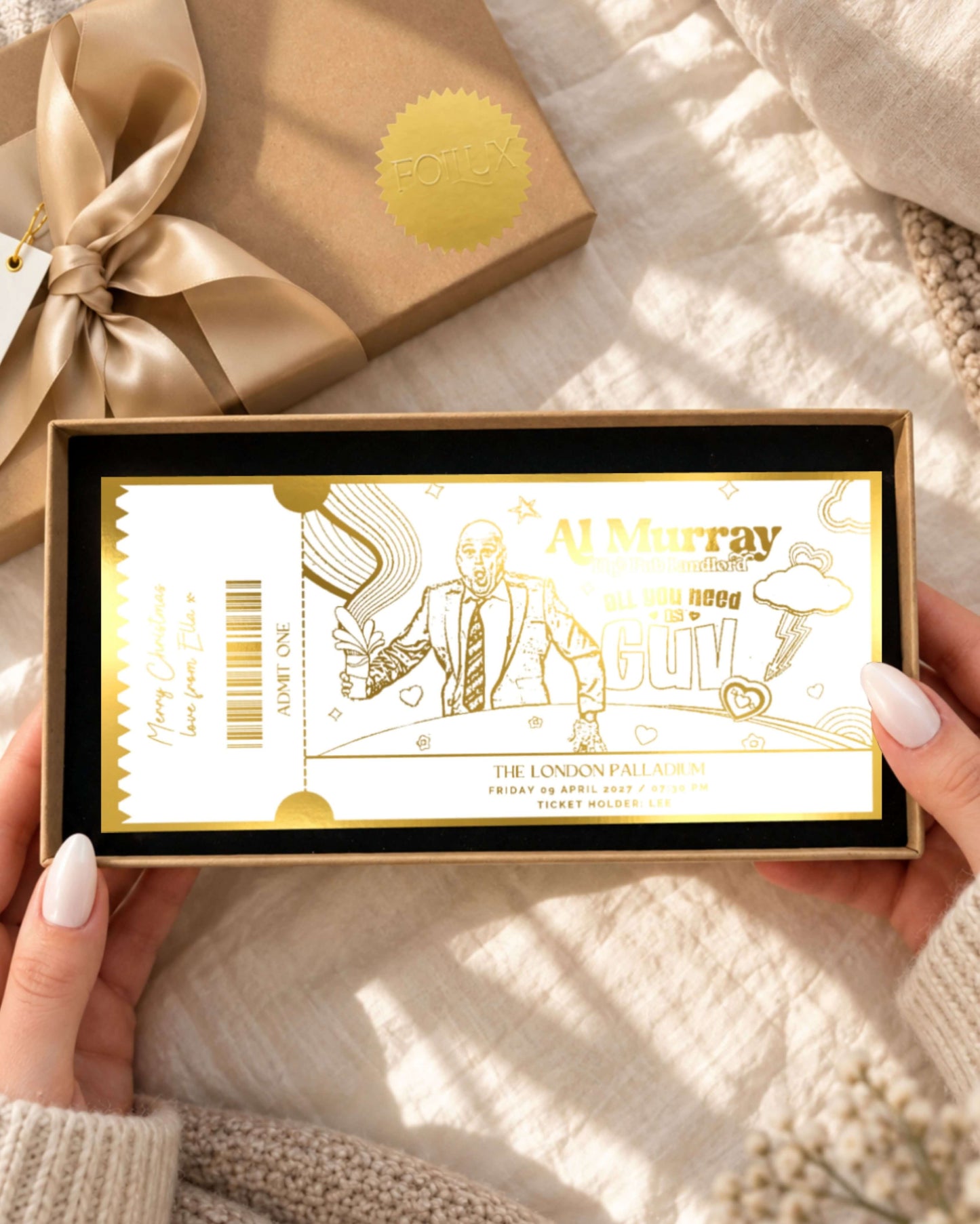 Personalised Theatre Ticket Gift | Musical & Show Reveal