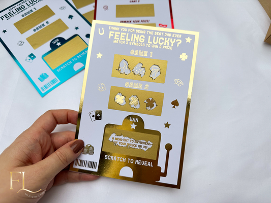 Lucky Jackpot Scratch Card | Reveal any gift