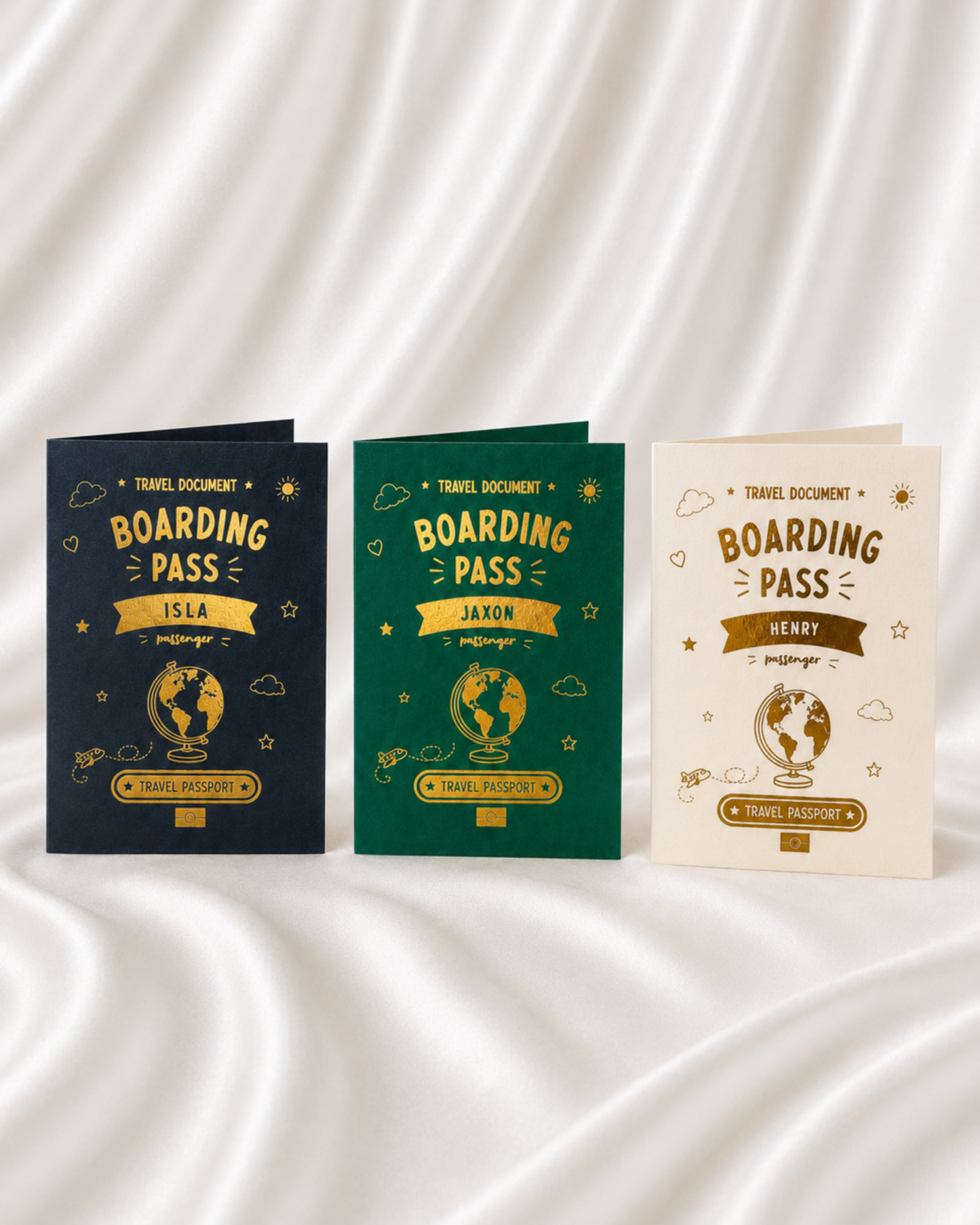 Children's Gold Foil Holiday Reveal Passport