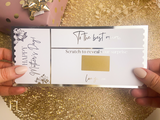 Mother's Day Gift Scratch Card