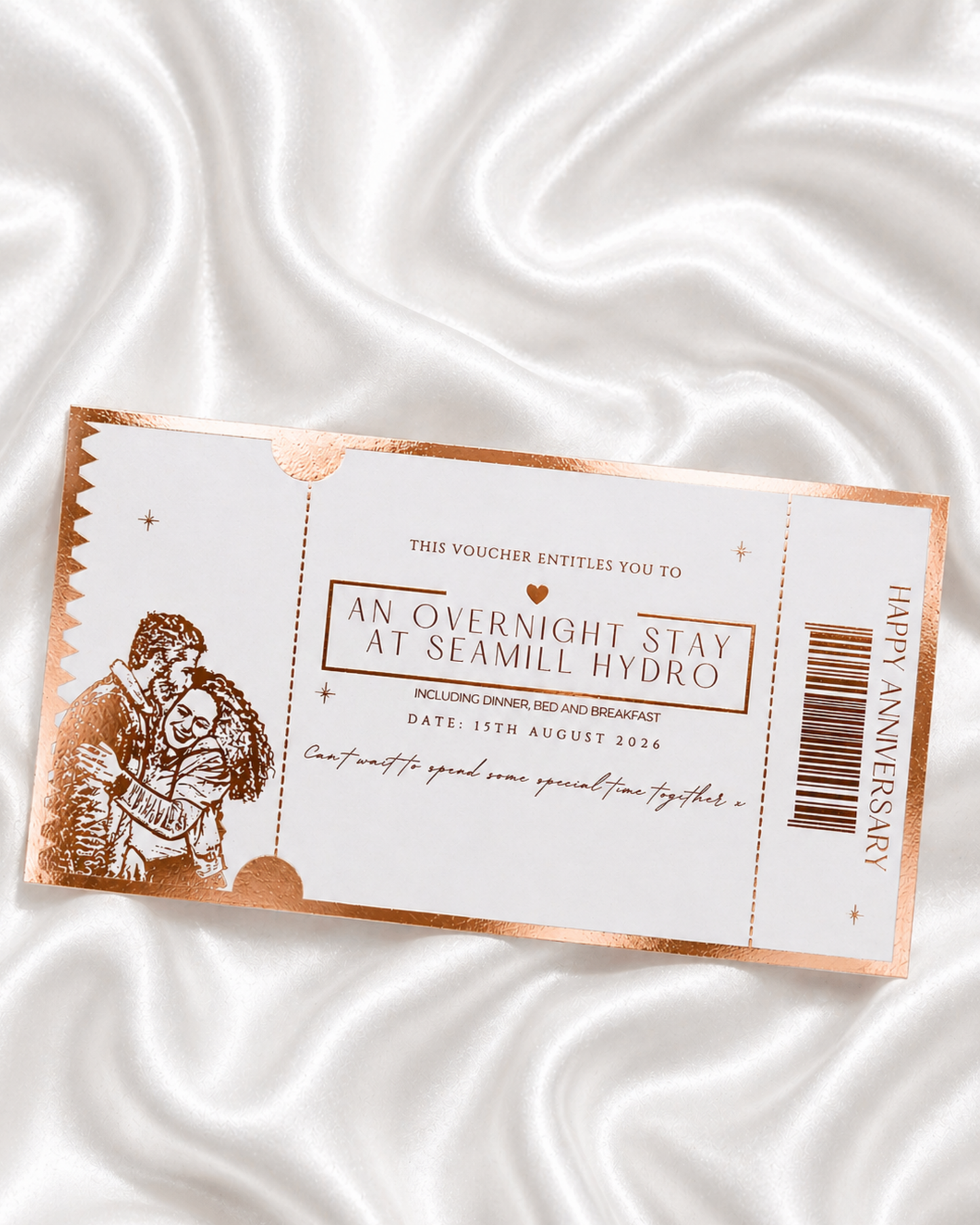Any gift reveal ticket with personal photo