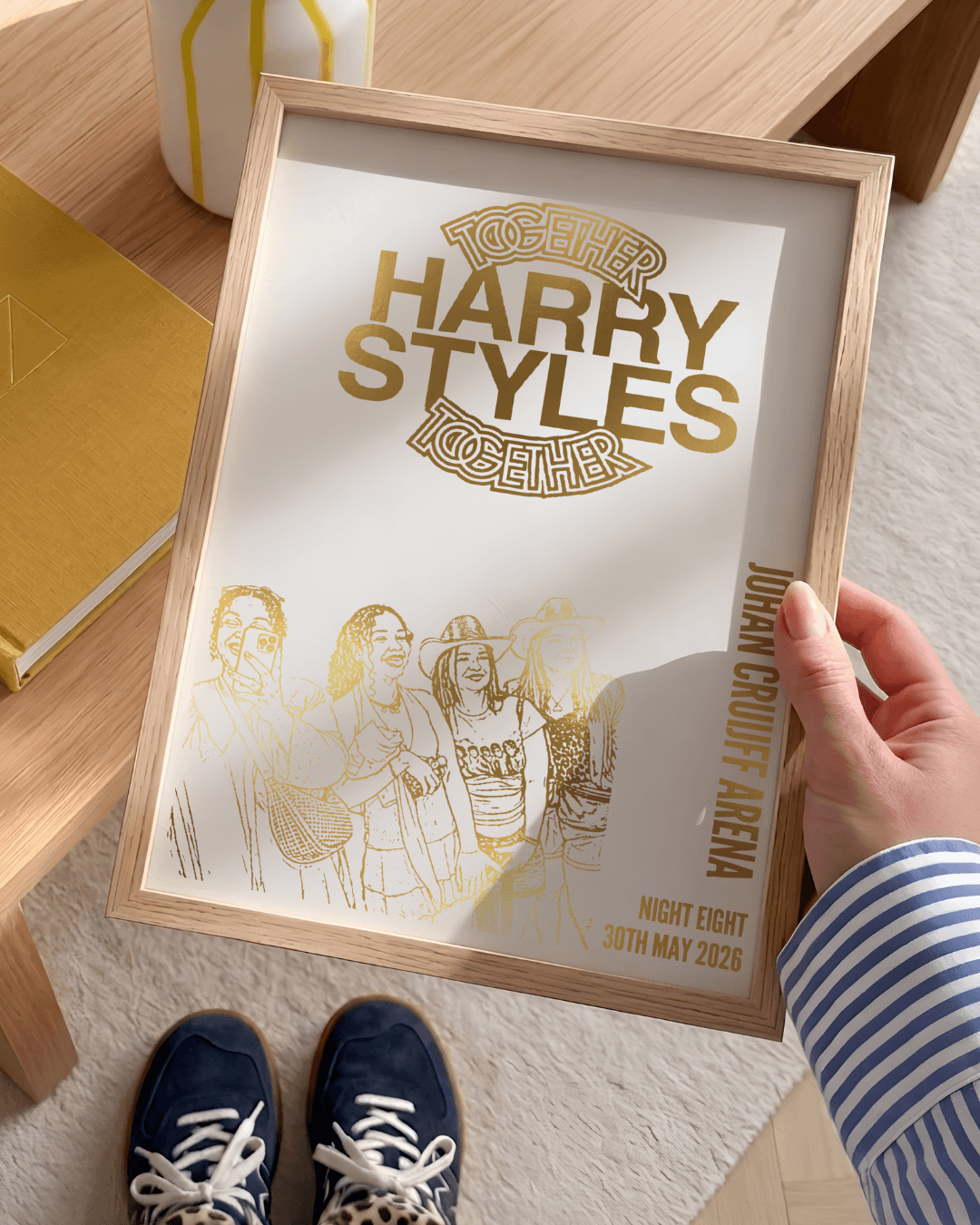 Harry Styles Tour Poster | Personalised Foil Print