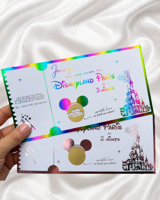 Disneyland Paris Scratch Card Ticket
