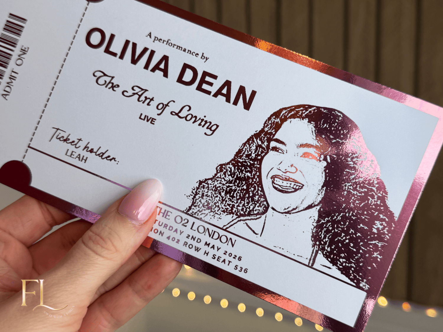 ANY Concert Fake Foil Ticket | Surprise Ticket Reveal - Foilux