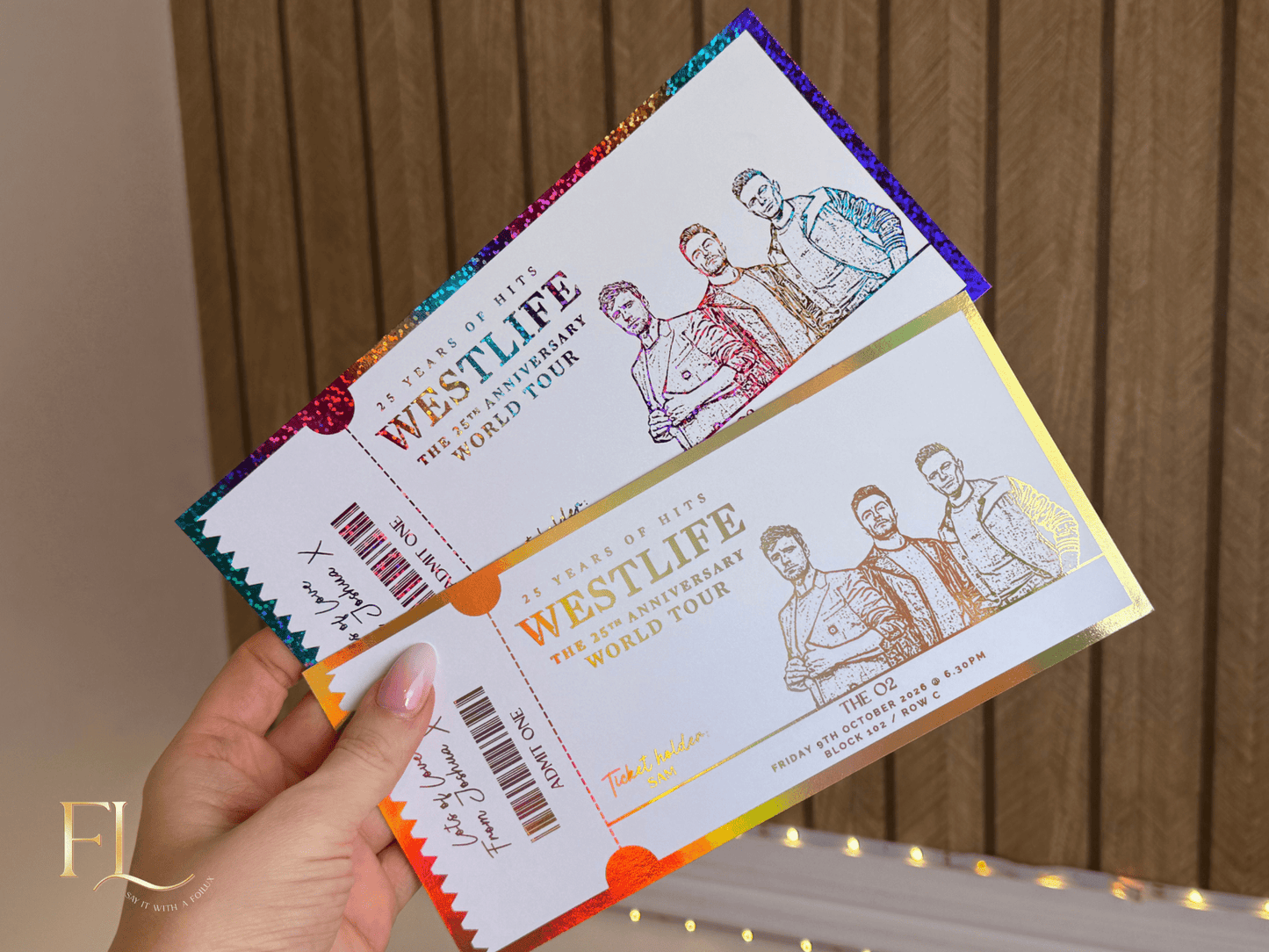ANY Concert Fake Foil Ticket | Surprise Ticket Reveal - Foilux