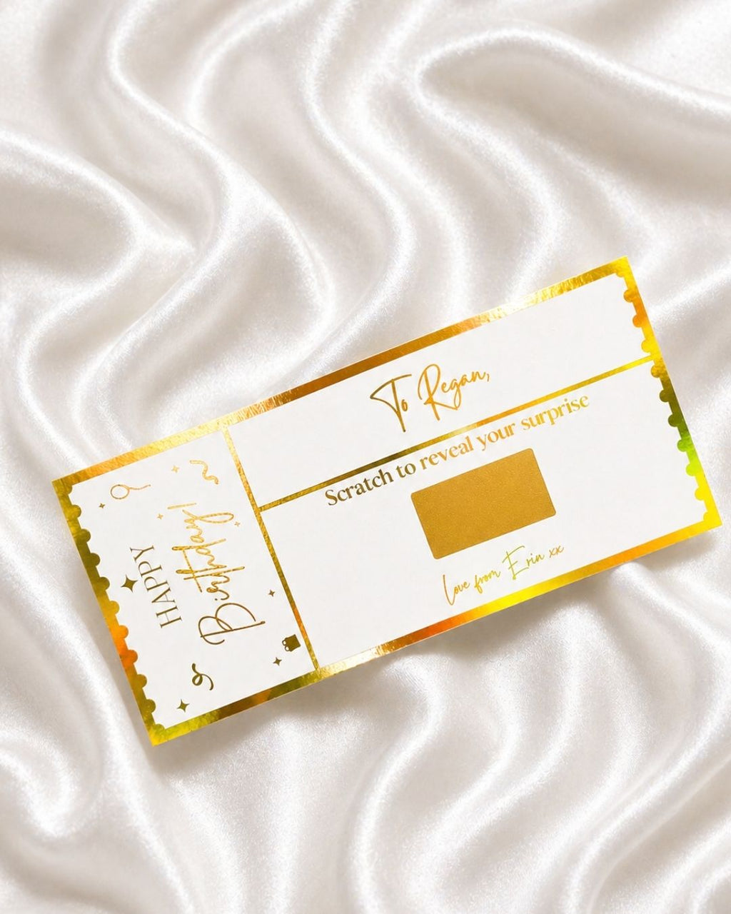 Birthday Scratch Card - Foilux