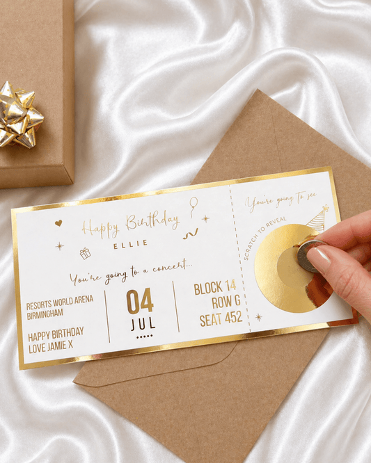 Concert Scratch Off Foil Ticket - Foilux