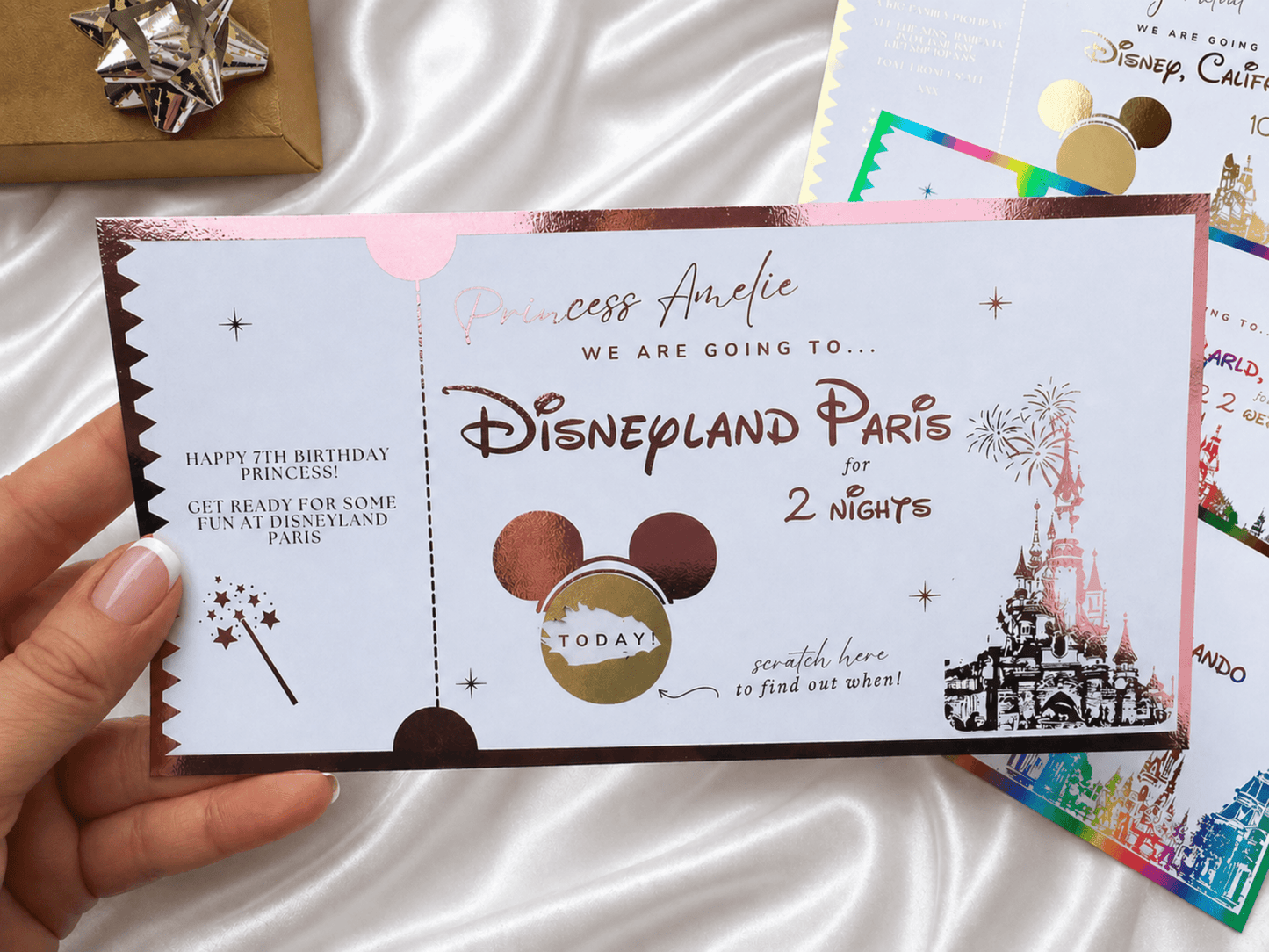 Disneyland Paris Scratch Card Ticket - Foilux