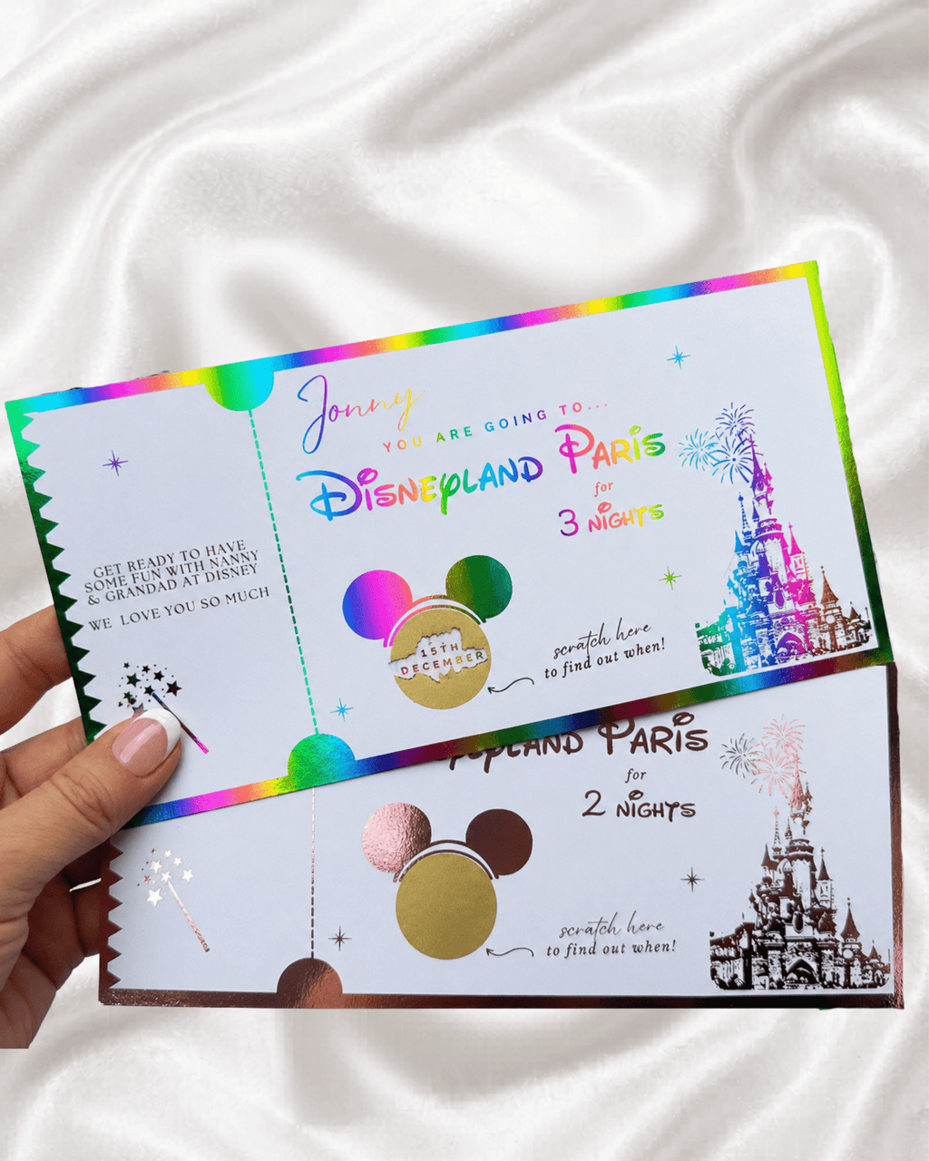 Disneyland Paris Scratch Card Ticket - Foilux