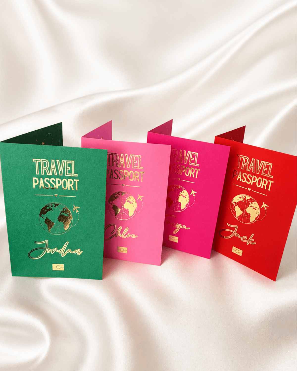 Gold Foil Holiday Reveal Passport - Foilux
