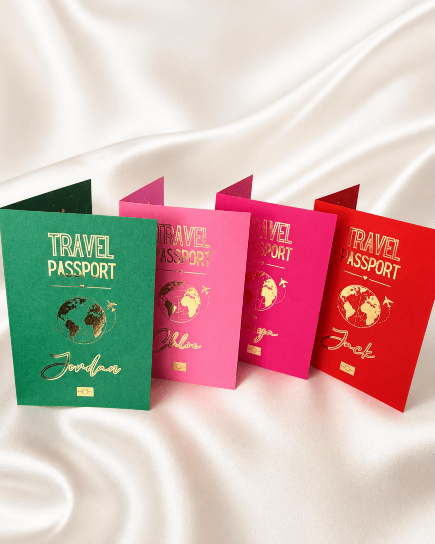 Gold Foil Holiday Reveal Passport - Foilux