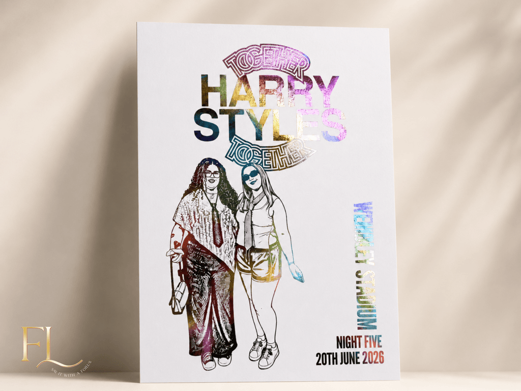 Harry Styles Together Together Outfit Wembley foil print - Foilux