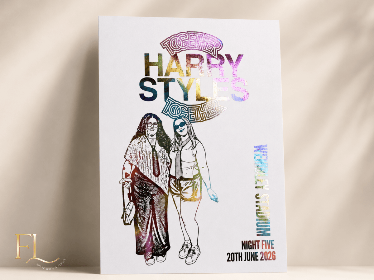 Harry Styles Together Together Outfit Wembley foil print - Foilux