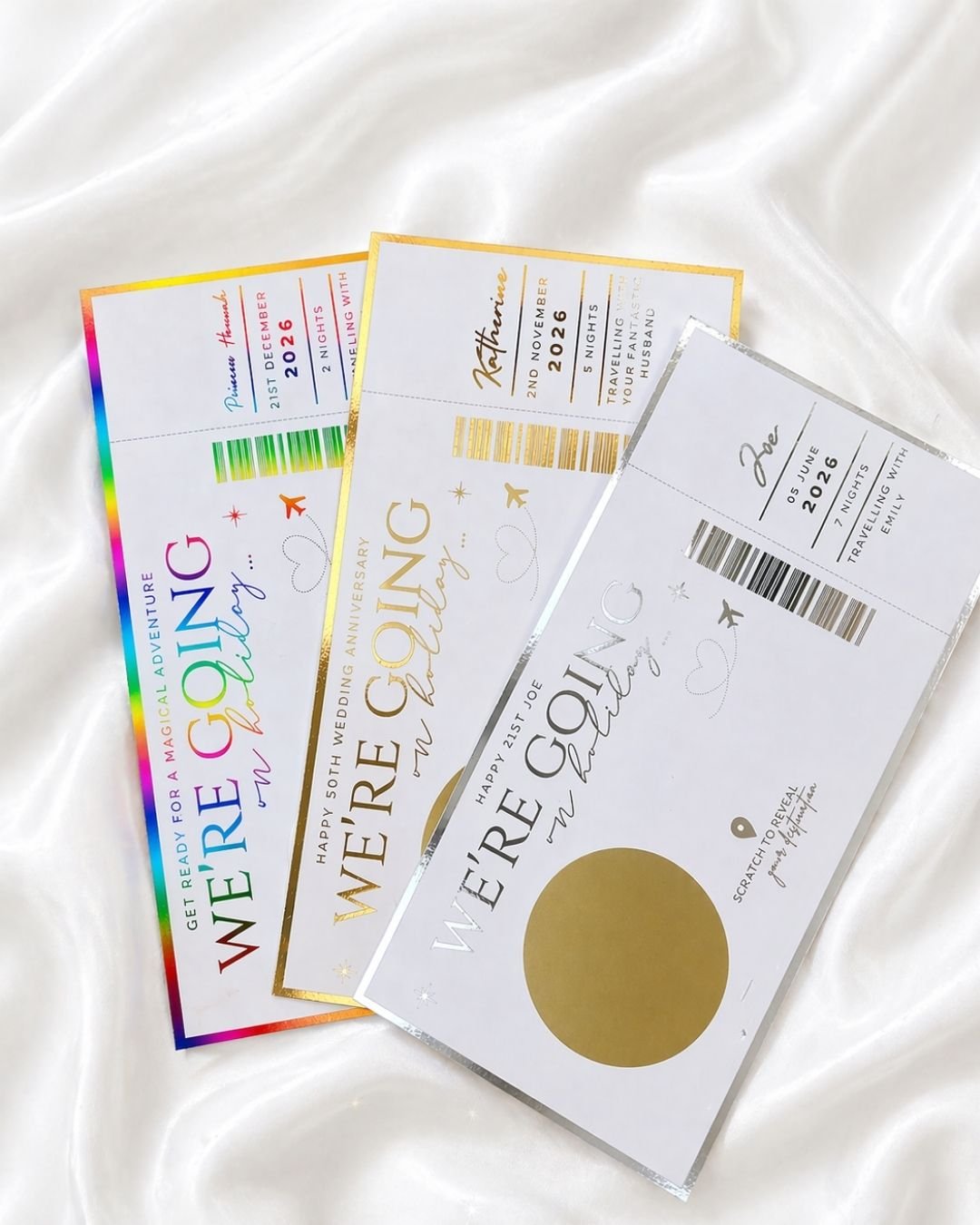 Holiday reveal scratch card - Foilux