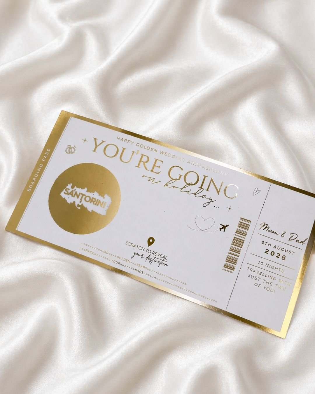 Holiday reveal scratch card - Foilux