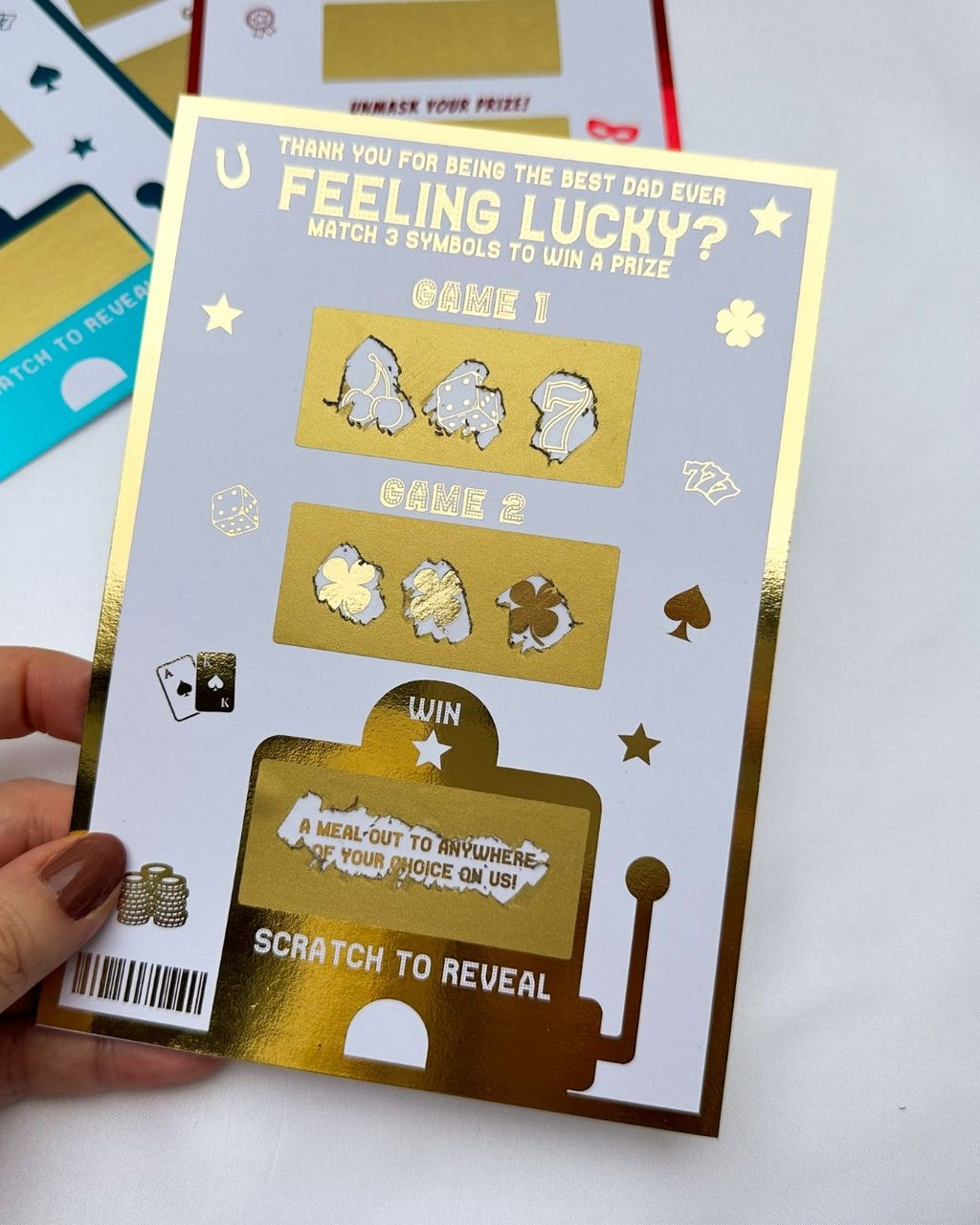 Lucky Jackpot Scratch Card | Reveal any gift - Foilux