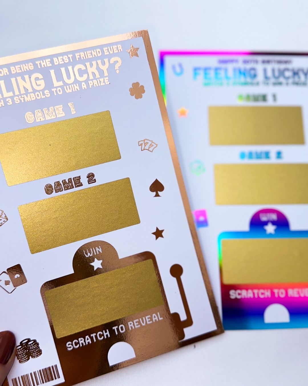 Lucky Jackpot Scratch Card | Reveal any gift - Foilux
