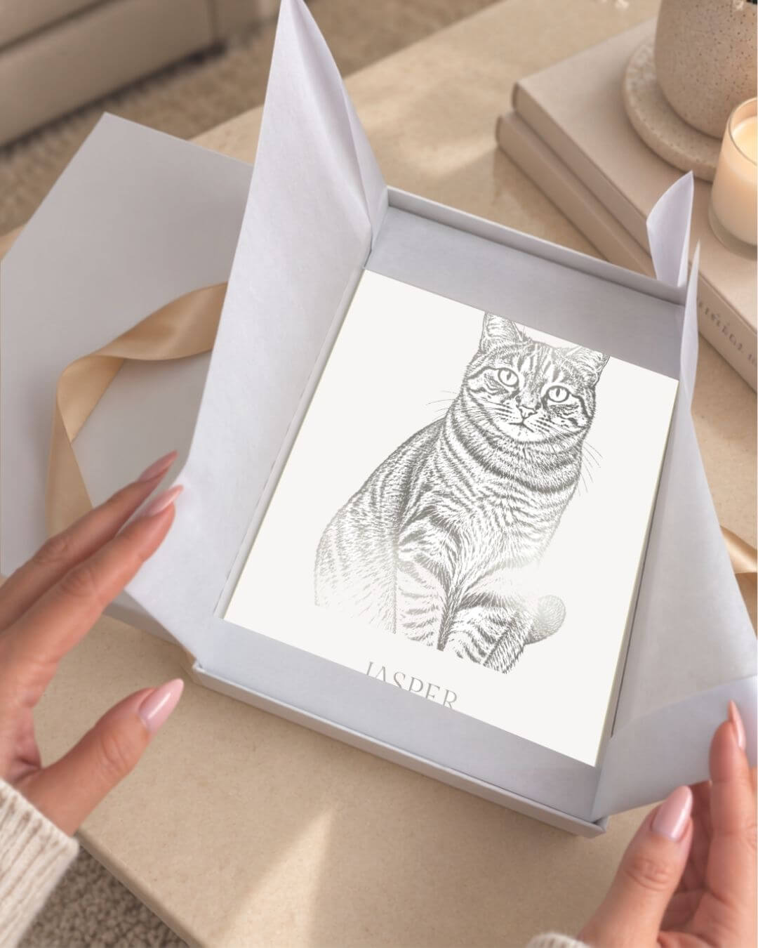Personalised Pet Portrait | Custom Dog & Cat Foil Print - Foilux