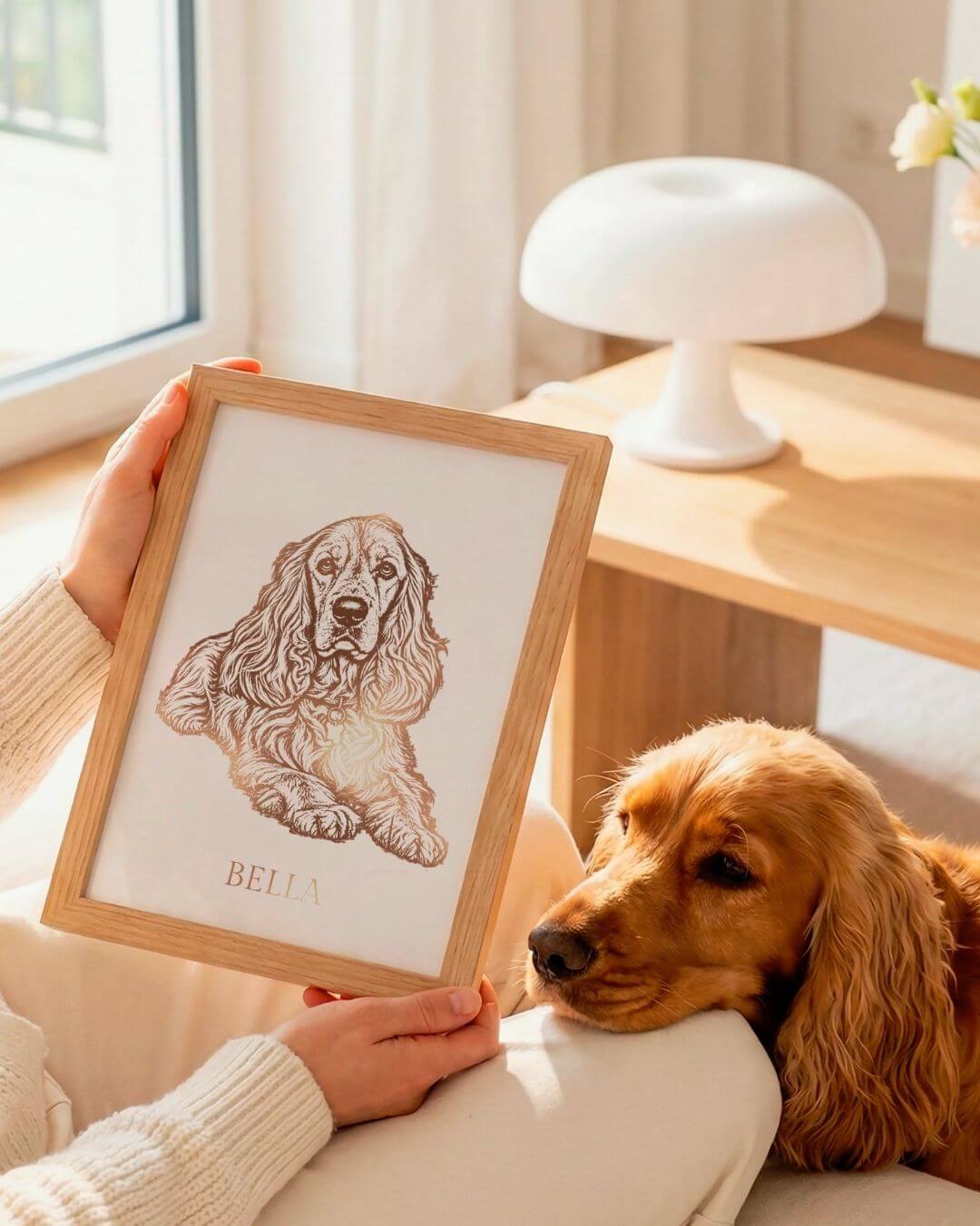 Personalised Pet Portrait | Custom Dog & Cat Foil Print - Foilux