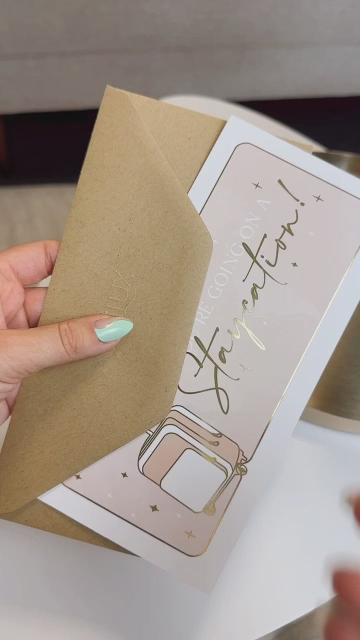 Make Your Own Staycation Scratch Card | Write Your Own Reveal