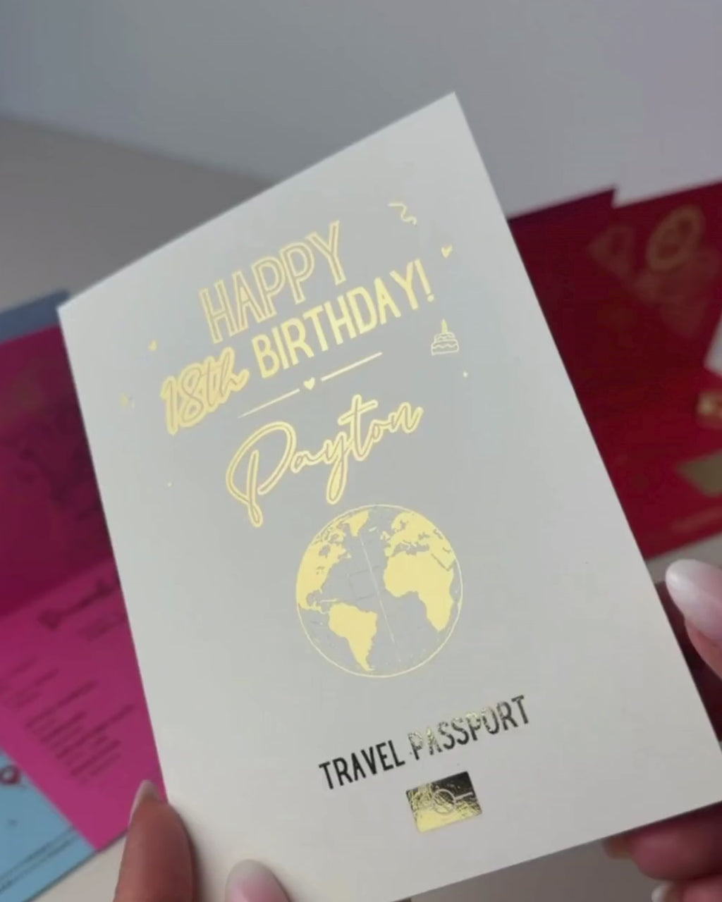 Birthday Holiday Reveal Passport | Surprise Trip Gift
