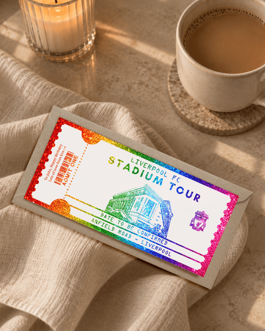 Sports Ticket Gift | Football, F1 & Stadium Tour Reveal - Foilux