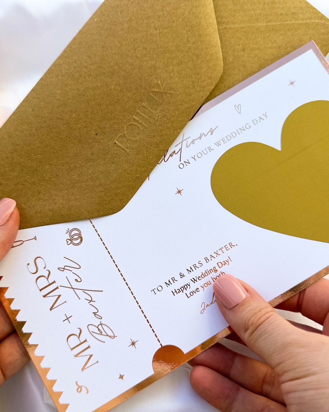 Wedding gift scratch card | Gift Money | Gift Holiday - Foilux
