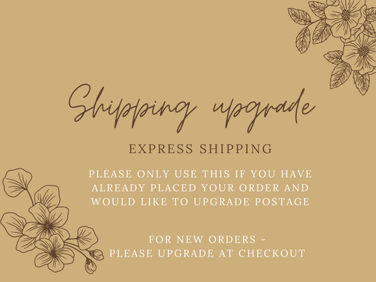 Express Shipping upgrade International