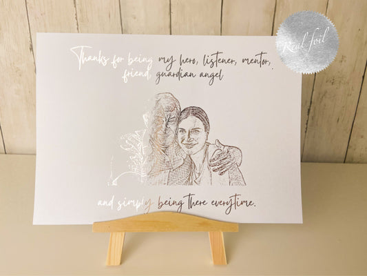 Thankyou for being my Hero, Sentimental Gift from Daughter to Dad