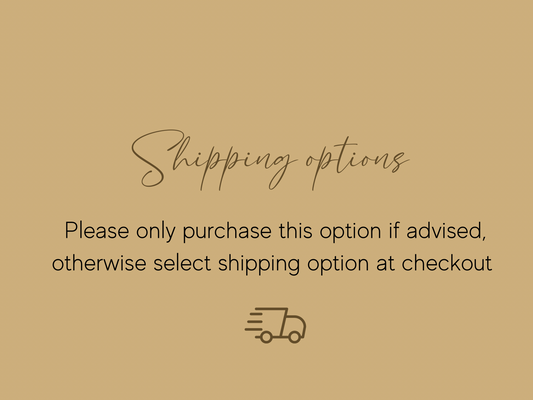 Shipping Options